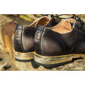 Brown Men Business Cowhide Shoes (NX 437)